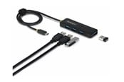 USB hub - StarTech.com - hub - 4 ports USB hub - 4 - USB 3.2 - Czarny - H5C4A-USB-HUB-2