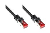 Kabel sieciowy - Alcasa electronik Good Connections RNS patch cable - 1 m - black - Czarny - 1m - 8060-010S