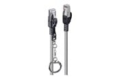 Kabel sieciowy - Lindy patch cable - 2 m - grey - Szary - 2m - 47604