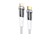 Kabel USB - Joyroom  Star-Cloud Series A3 USB-C / Lightning Cable 20W 1.2m with Smart Switch - White - S-CL020A3-white