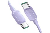 Kabel USB - Joyroom Multi-Color Series A14 USB-C / USB-C 100W Cable 1.2m - Purple - S-CC100A141P