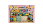 Kreatywne gry - Jono Toys Lena Wooden Beads Party Beads - 32023
