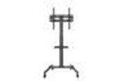 Uchwyty ścienne, uchwyty AV i meble AV - Gembird TV floor stand with caster wheels (tilt) 60" - 100" - Max 120 kg - recommended for 100" - TVS-100T-03