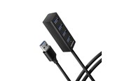 USB hub - AXAGON SuperSpeed USB-A Mini Hub with 1.2 m Cable USB hub - 4 - USB 3.2 - Czarny - HUE-M1AL