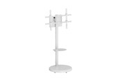 Uchwyty ścienne, uchwyty AV i meble AV - Gembird TV floor stand 37" - 86" white - Max 50 g - recommended for 86" - TVS-86TR-01-W