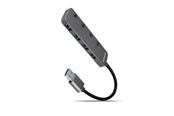 USB hub - AXAGON SuperSpeed USB-A Switch Hub with Charging Function USB hub - 4 - USB 3.2 - Szary - HUE-MSA