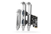 Akcesoria komputerowe - AXAGON 1 Parallel Port DB25 + 2 RS-232 Serial Ports DB9 PCI-Expresss Card - PCEA-PSN