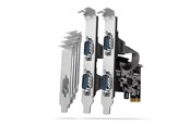 Adapter Sieciowy (karta sieciowa, serwer druku, itp.) - AXAGON PCEA-PSN PCIe-Adapter mit 4x Seriell-Ports - ASIX AX99100 Chipsatz interface cards/adapter - PCEA-S4N