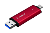 Dysk SSD - Kingston Dual Portable SSD - 1TB - Zewnętrzny dysk twardy SSD - Czarny - USB 3.2 Gen 2 - SPSD/1TB