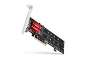 Akcesoria do nośników danych - AXAGON PCIe Adapter for 2 × NVMe M.2 SSD - PCEM2-ND