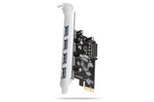 Kontroler, sterownik - AXAGON 4 × USB-A 5 Gbps External Ports PCIe Card - PCEU-430RS