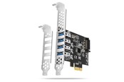 Kontroler, sterownik - AXAGON SuperSpeed 4 × USB-A 5 Gbps External Ports PCIe Card - PCEU-43RS
