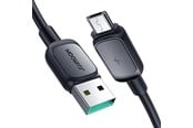 Kabel USB - Joyroom Multi-Color Series A14 USB-A / micro USB 2.4A cable 2 m - black - S-AM018A14B