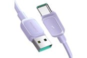 Kabel USB - Joyroom Multi-Color Series A14 USB-A / USB-C 3A Cable 1.2m - Purple - S-AC027A141P
