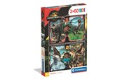 Puzzle - Clementoni Puzzle Jurassic World 2x60pcs. Podłoga - 24830