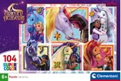 Puzzle - Clementoni Puzzle Unicorn Academy - 6 Portraits 104pcs. Podłoga - 25094
