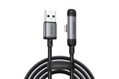 Kabel USB - Joyroom S-A56 EnjoyX Series 90° USB-A - Lightning 3A cable 1.2m - black - S-A56_AL