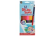 Przybory do pisania i rysowania - Hobby Mate Crayons 12 pcs. double = 24 colors - 150027