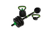 Sport i fitness - ASG 20 kg. Vægtsæt - Sort/Grøn - ASG4461BL/GRONE SIZE