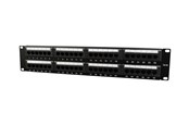 Akcesoria sieciowe - Gembird NPP-C548CM-001 - patch panel with cable management - 2U - 19" - NPP-C548CM-001