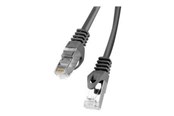 Kabel sieciowy - Lanberg patch cable - 3 m - black RAL 9004 - Czarny - 3m - PCF6-10CC-0300-BK