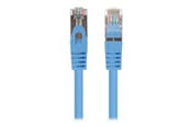 Kabel sieciowy - Lanberg patch cable - 1 m - blue (RAL 5012) - Niebieski - 1m - PCF6-20CC-0100-B