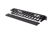Szafa rack - Lanberg - rack cable organiser - plastic type A - 1U - AK-1703-B