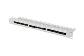 Akcesoria sieciowe - Lanberg patch panel - 1U - 19" - with shelf - PPUA-1124-S