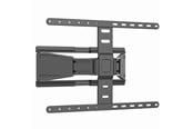 Uchwyty ścienne, uchwyty AV i meble AV - Gembird mounting kit - for TV - full motion - fine texture black - Max 50 kg - recommended for 90" - WM-90ST-02