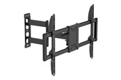 Uchwyty ścienne, uchwyty AV i meble AV - Gembird mounting kit - for TV - full motion - fine texture black - Max 50 kg - recommended for 90 " - WM-90ST-01