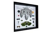 Drobiazgi - GRC - Retro Art Nintendo N64 Controller Display - Grey - Obraz - GRCFNN64G