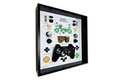 Drobiazgi - GRC - Retro Art Sony PS2 Dual Shock 2 Controller Display - Obraz - GRCFSPS2DSB