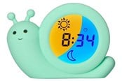 Pokój dziecięcy - Alecto Baby Simon Snail sleep rhythm alarm clock mint green - BC110GNSIMON