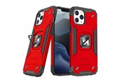 Telefon - Pokrowiec i etui - Wozinsky  Ring Armor case for iPhone 14 Pro armored cover magnetic holder ring red - 9145576265567