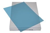 Koszulki, ofertówki i przekladki - BRIGHTOFFICE Charteque A4 100 pcs clear blue plastic - 97326