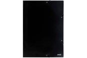 Koszulki, ofertówki i przekladki - SPREE Elastic folder PP C3 BLACK - 75639