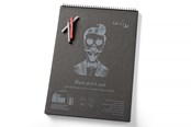 Zeszyty, notesy i formularze - SMLT Drawing pad with BLACK paper. A3. 165g. - SM105-A3