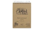 Zeszyty, notesy i formularze - SMLT Drawing pad SKITSE NATUR. BROWN A5. 135g - SM103-A5