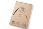 Zeszyty, notesy i formularze - SMLT Drawing pad SKITSE NATURAL. A3. 100g. - SM102-A3
