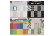 Zeszyty, notesy i formularze - Creative Craft Group Block Design 15*15cm. 30 sheets 100g. - CR4015/GE