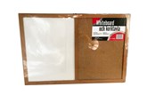 Konferencja i prezentacja - BRIGHTOFFICE Whiteboard/Cork board 40*60 cm. - 7397900