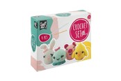 Kreatywne gry - Creative Craft Group CROCHET KIT Crochet kit ANIMALS 4 pcs. - CR1721/GE