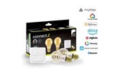 Inteligentny dom - EGLO E27 LED-Z MATTER A60 CCT 7W 806lm amber 2-pack w/switch - 110419