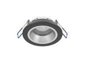 Inteligentny dom - EGLO YEBRA-Z MATTER recessed spot Ø87 RGB/CCT 490lm black/silver - 902298