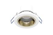 Inteligentny dom - EGLO YEBRA-Z MATTER recessed spot Ø87 RGB/CCT 490lm white/gold - 902299