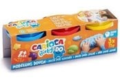 Materialy hobbystyczne - Carioca BABY Modeling Wax 3*75gr. - 43179