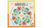 Zabawki - Creative Craft Group Coloring book MANDALA 20.5*20.5cm SEA ANIMALS - 08622-3