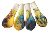 Materialy hobbystyczne - SCANSEASON Balloon Latex marble pattern 23cm 8 pcs - 100255