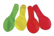 Materialy hobbystyczne - SCANSEASON Balloon Latex neon colors 23cm 10 pcs - 100311