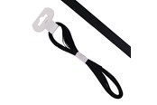 Materialy hobbystyczne - SCANSEASON Gift ribbon ribbed 10mm*10meter BLACK - 100435